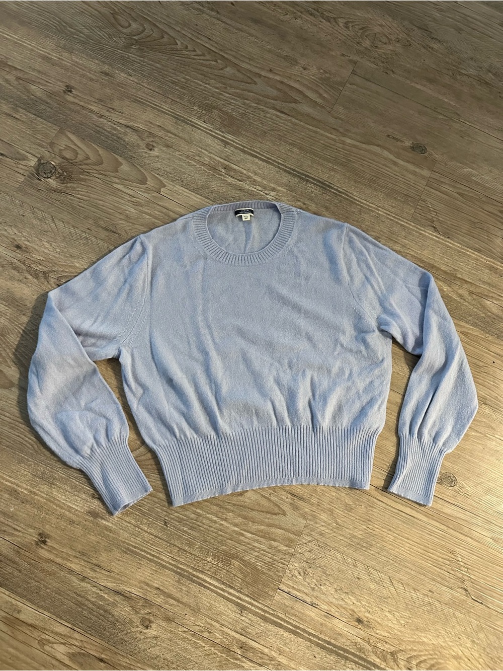 J Crew light blue/periwinkle Cashmere sweater XXL